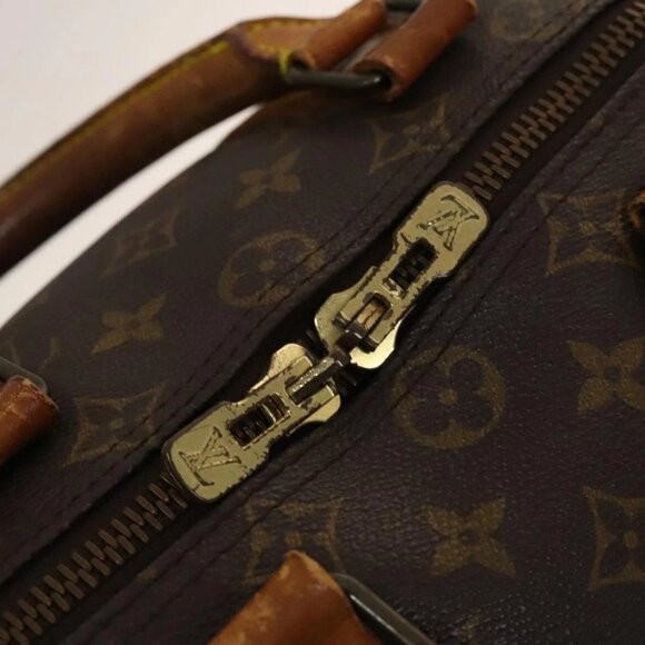 LOUIS VUITTON Monogram Keepall Bandouliere 45 Boston Bag M41418 LV Auth 137951 - Picture 10 of 16